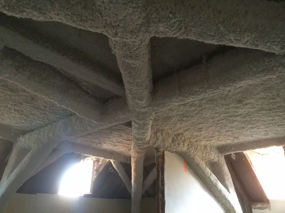 Application de mousse